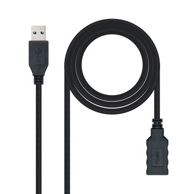 Cable USB 3.0 Tipo A M/H 2m