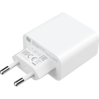 Xiaomi Cargador de Pared para Smartphone 1x USB-C, 1x USB-A 33W - Admite Carga Simultanea - Carga Rapida PD