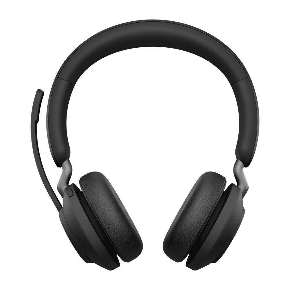 Jabra - Evolve2 65, UC Stereo Auriculares Inalámbrico Diadema Oficina/Centro de llamadas USB tipo A Bluetooth Negro