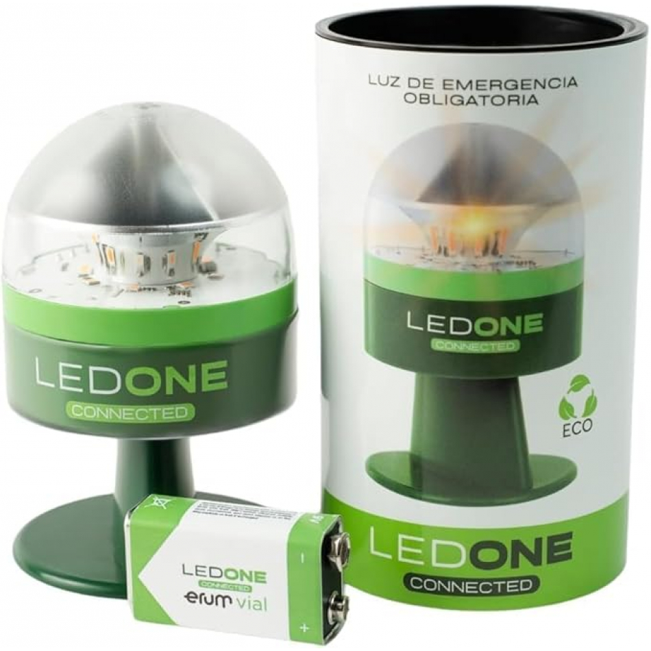 Led ONE BALIZA V16 / BALIZA GEOLOCALIZADA CONECTADA DGT / LUZ DE EMERGENCIA V16 Datos incluidos durante 15 años