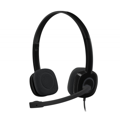 Logitech Auricular + Microfono H151 Negro