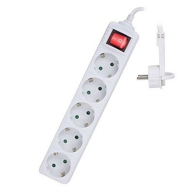 Ewent EW3955 Regleta con cinco enchufes