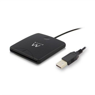 EWENT LECTOR DNI SMART CARDS 1 x USB. USB 2.0 EW1052
