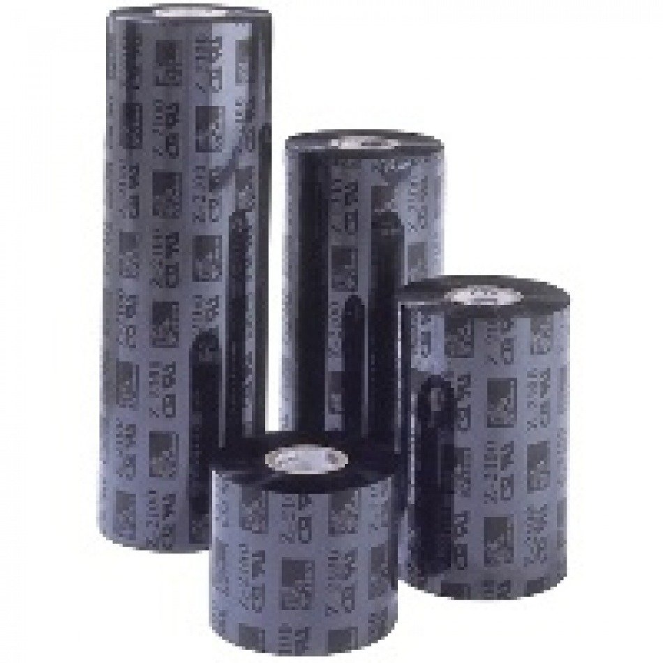 Zebra - Paquete de 12 - negro - 84 mm x 74 m - recarga de cinta de impresión (transferencia térmica) - para Zebra R2844, R402, GK Series GK420, G-Series GC420, GX Series GX420, GX430, TLP 2844, 38XX