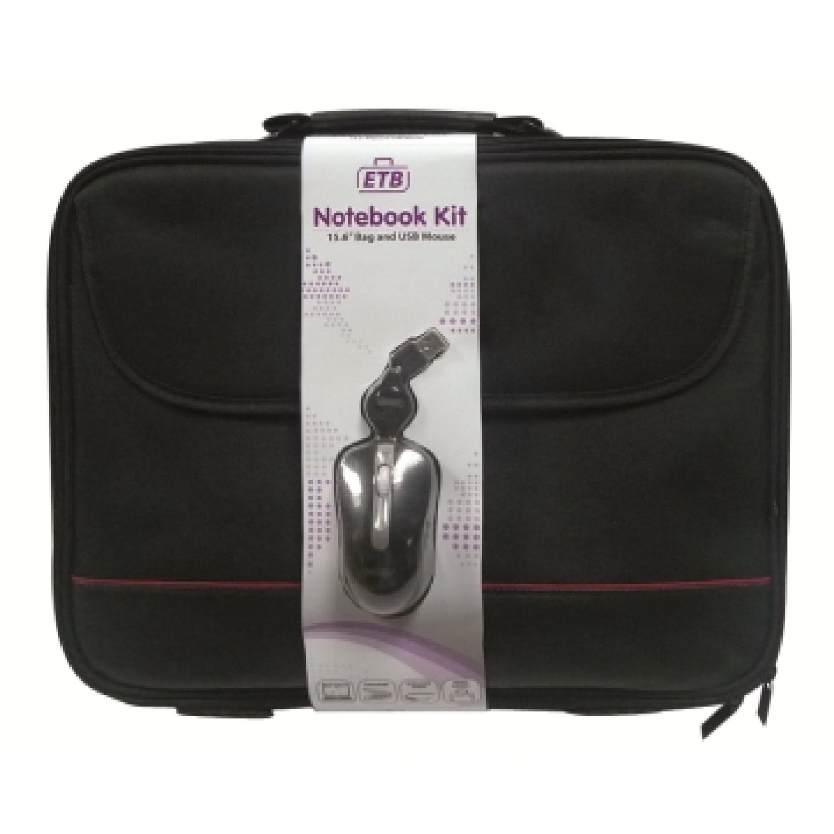 Ewent - EW2505 maletines para portátil 43,9 cm (17.3") Mochila Negr