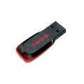 SanDisk Cruzer Blade - Unidad flash USB - 128 GB - USB - negro, rojo