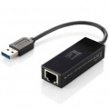 ADAPTADOR USB A LAN LEVEL ONE USB-0401 - 10/100/1000 - RJ45 - NEGRO