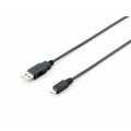 EQUIP CABLE USB 2.0 TIPO A MICRO USB B 1.8 METROS