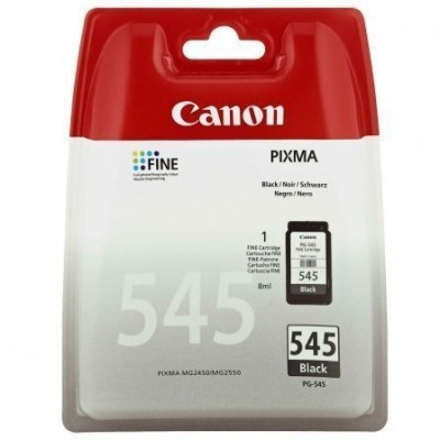 CARTUCHO DE TINTA NEGRO CANON PG-545 8ML COMPATIBLE CON PIXMA MG2450