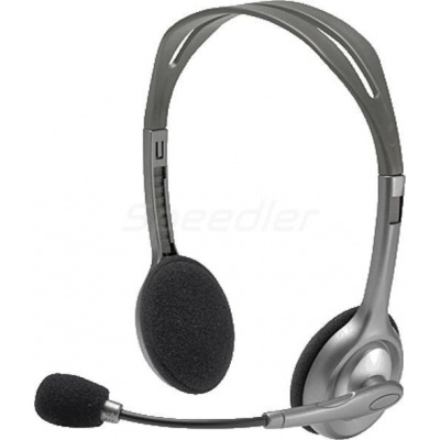 AURICULAR DIADEMA CON MICRÓFONO LOGITECH H110 JACK 3.5MM - 981-000271