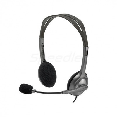 AURICULARES DIADEMA CON MICRÓFONO LOGITECH H111 - CÓMODOS Y REVERSIBLES - CABLE 1.8M - JACK 3.5MM