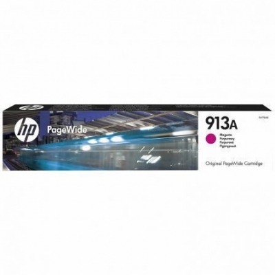 CARTUCHO MAGENTA HP PAGEWIDE 913A - 3000 PÁGINAS - PARA PAGEWIDE PRO 452DW / 477DW / 377DW / 452DWT