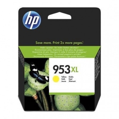 CARTUCHO AMARILLO HP Nº953XL - 1600 PÁGINAS APROX. - PARA OFFICEJET PRO 8210 / 8720 / 8730 / 8740