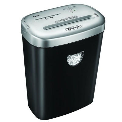 FELLOWES DESTRUCTORA 53C DOBLE ENTRADA CORTE EN PARTICULAS HASTA 10 HOJAS /23 LITROS /DESTRUYE GRAPAS/CLIPS/T. CREDITO/CD