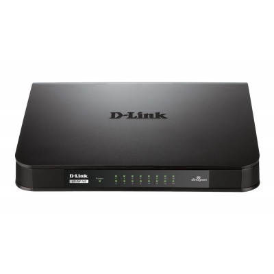 D-LINK SWITCH GO-SW-24G 24 PUERTOS 10/100/1000 CARCASA PLASTICO