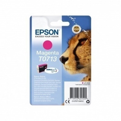 CARTUCHO TINTA EPSON 5,5 ML MAGENTA T0713 - GUEPARDO