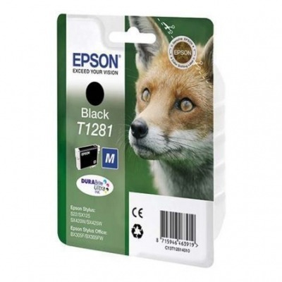 CARTUCHO TINTA NEGRO EPSON T1281 - 5.9ML - ZORRO