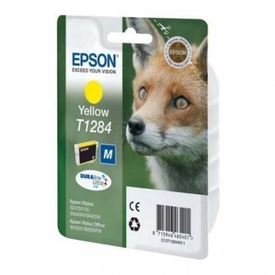 CARTUCHO TINTA EPSON AMARILLO T1284 - ZORRO