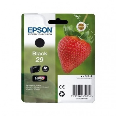 CARTUCHO NEGRO 5.3ML EPSON T2981 - FRESA