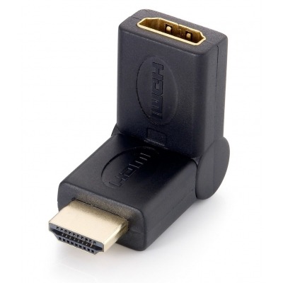 EQUIP ADAPTADOR HDMI MACHO - HDMI HEMBRA PIVOTANTE 45º 118911