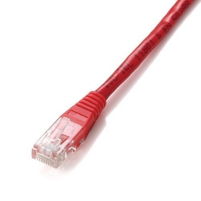 EQUIP CABLE DE RED 625421 RJ-45 U/UTP CATEGORIA 6 2 METROS ROJO