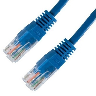 EQUIP CABLE DE RED 825434 RJ-45 U/UTP CATEGORIA 5E 5 METROS AZUL