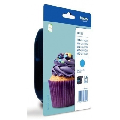 CARTUCHO TINTA BROTHER LC-123 CYAN