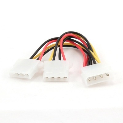 CABLE DE FUENTE DE ALIMENTACIÓN DE 1 MOLEX A 2 MOLEX