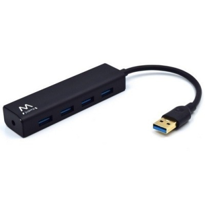 EWENT HUB 4 x USB 3.1. NEGRO