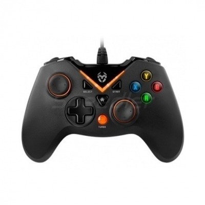 GAMEPAD KROM KEY PC PS3 NEGRO/NARANJA