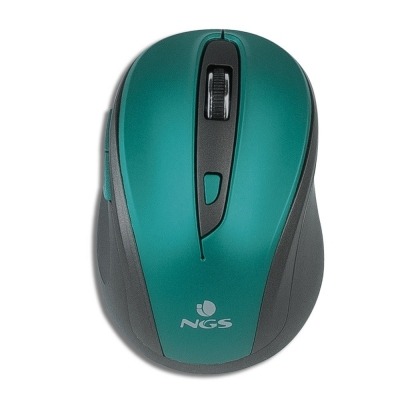 NGS RATON INALAMBRICO EVO MUTE BLUE 800/1600 DPI 2.4 GHZ 5 BOTONES SILENCIOSOS RECEPTOR NANO USB 2XAAA