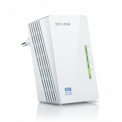 TP-LINK Extensor Powerline AV500 TL-WPA4220, Inalámbrico, 2x RJ-45, 300 Mbit/s