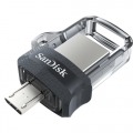 SanDisk Ultra Dual - Unidad flash USB - 128 GB - USB 3.0 / micro USB