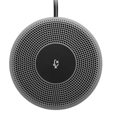 Logitech Micrófono de Expansion para Logitech MeetUp, Alámbrico, Negro/Gris