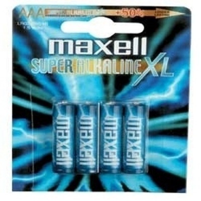 Maxell Pilas Alcalinas AAA Blister 4