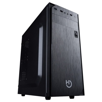 CAJA SEMITORRE ATX HIDITEC KLYP CHA010018 - USB 2.0 - 2*USB 3.0 - VENTILADOR 80MM - ADMITE GRAFICAS 360MM - NEGRO