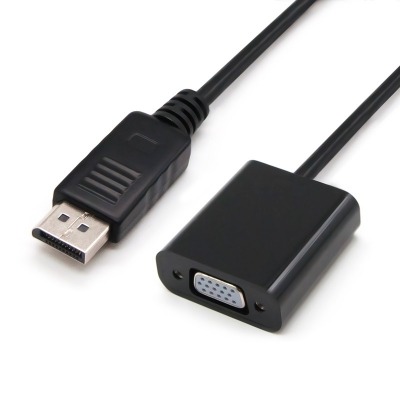 NANOCABLE CONVERSOR DISPLAYPORT A SVGA M/H NEGRO 15 CM 10.16.0602