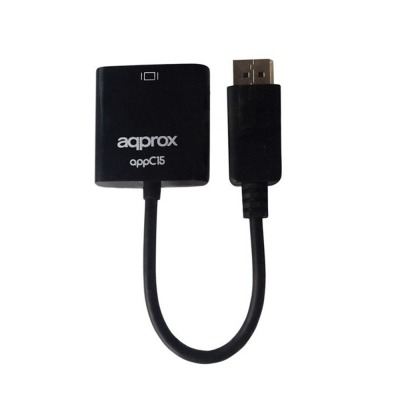 APPROX ADAPTADOR DISPLAY PORT A VGA - RESOLUCIÓN HASTA 1200P - 60HZ - ESTÁNDAR 1.1A
