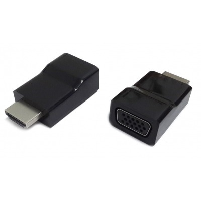 GEMBIRD ADAPTADOR HDMI A VGA M/H NEGRO A-HDMI-VGA-001