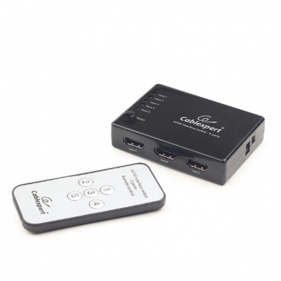 GEMBIRD CONMUTADOR HDMI 5IN 1OUT CON MANDO A DISTANCIA DSW-HDMI-53