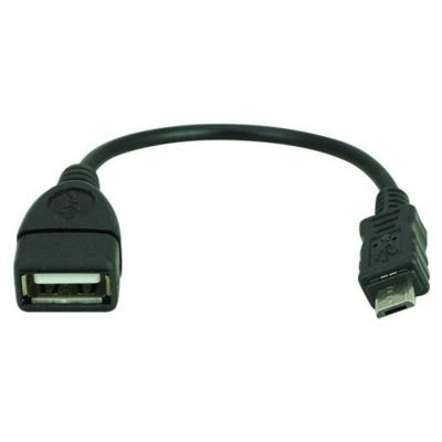 GEMBIRD CABLE OTG MICRO USB  A USB M/H 0.15M NEGRO