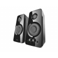 ALTAVOCES TRUST 2.0 TYTAN 18W RMS 36W MAX AUTOALIMENTADO USB CONEXION FRONTAL AURICULARES NEGRO 21560