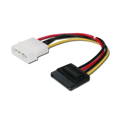 NANOCABLE CABLE ALIMENTACION MOLEX A SATA 0.15M