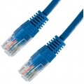 NANOCABLE CABLE RED LATIGUILLO RJ45 CAT.5E UTP AWG24, AZUL, 0.5 M