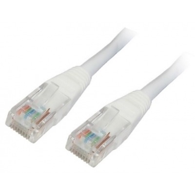NANOCABLE CABLE RED LATIGUILLO RJ45 CAT.6 UTP AWG24, BLANCO, 1.0 M