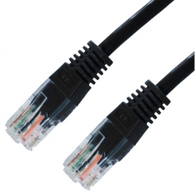 NANOCABLE CABLE RED LATIGUILLO RJ45 CAT.6 UTP AWG24 NEGRO 2.0 M 10.20.0402-BK