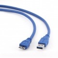 GEMBIRD CABLE USB 3.0 A MICROUSB-Tipo B 0.5M AZUL