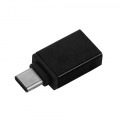 COOLBOX ADAPTADOR USB-C A USB M/H  3.0 NEGRO