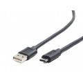 GEMBIRD CABLE USB 2.0 A USB TIPO C 1.80M NEGRO