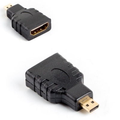 LANBERG ADAPTADOR HDMI-A HEMBRA A MICRO HDMI-D MACHO AD-0015-BK